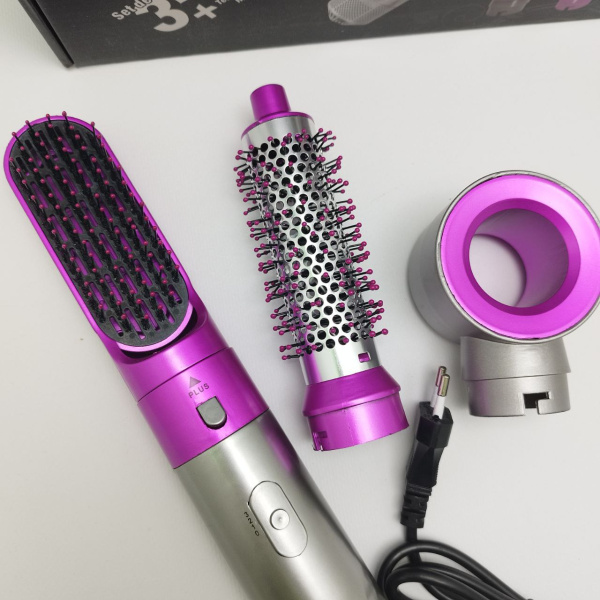 Стайлер для волос с тремя насадками 3в1 Hot Air Styler / Профессиональный фен / Подарочный набор 3в1